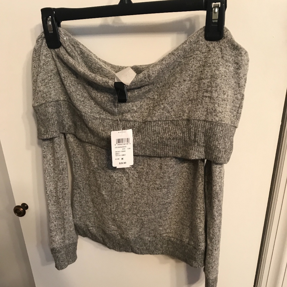 Off Shoulder Sweater